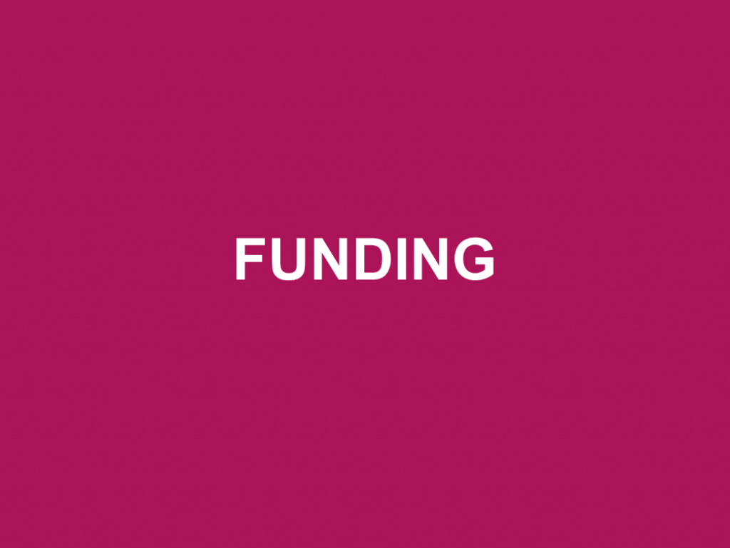 Link to resources on funding.