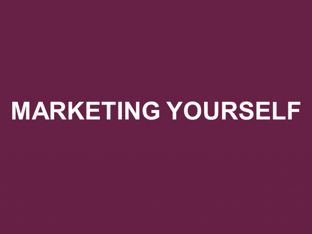 Link to resources on marketing yourself. 