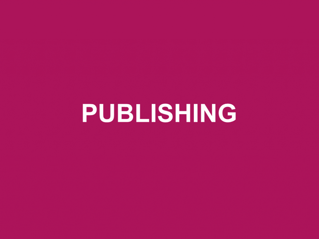 Link to resources on publishing.