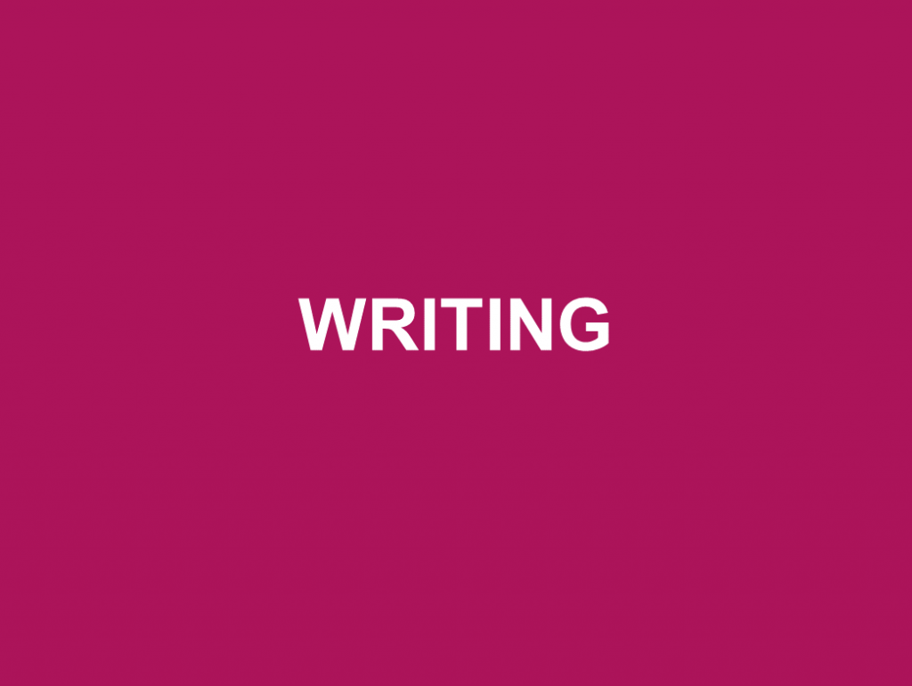 Link to resources on writing. 