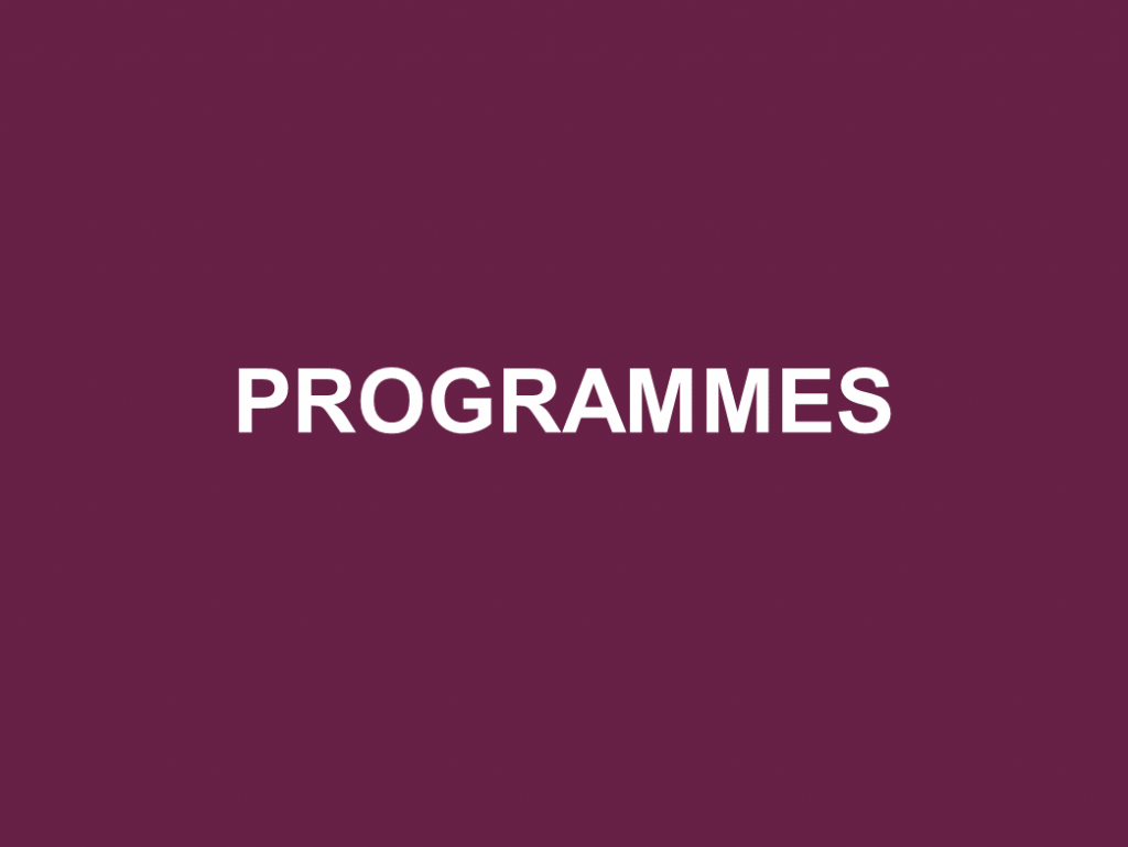 Link to the Programmes webpages